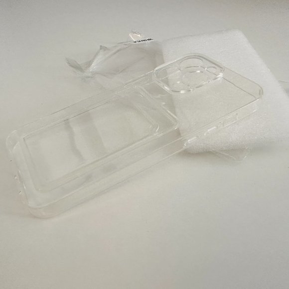 Clear Soft Card Holder Slot Apple iPhone Case - iphone 14 pro max - Picture 6 of 7